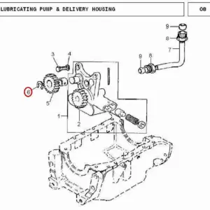 Millat Massey Ferguson Tractor Spare Part CLIP 186451180831 - Massey Ferguson tractor spare part