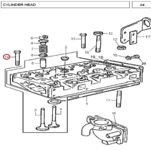 Millat Massey Ferguson Tractor Spare Part SCREW HEADLARGE 24018558132181458 - Massey Ferguson tractor spare part