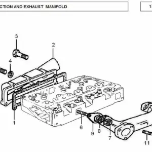 Millat Massey Ferguson Tractor Spare Part BOLT 1428 X 314 INDMANIFOLD 1810711361675 - Massey Ferguson tractor spare part